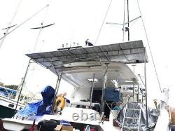 1- 210 Watt 12 Volt Battery Charger Solar Panel Off Grid RV Boat FREE Z BRACKET