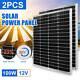 1-4pcs Solar Panel 100w 200w 400w Watt Monocrystalline Pv Power 12v For Home Rv
