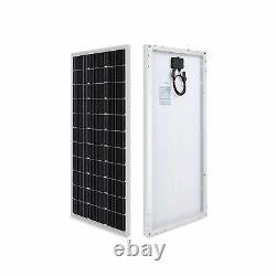 100 Watt 12 Volt Monocrystalline Solar Panel Compact Design High Efficiency Easy