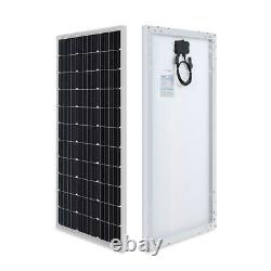 100-Watt 12-Volt Monocrystalline Solar Panel Compact Design with Aluminum Frame