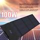 100 Watt 12 Volt Portable Foldable Solar Panel Suitcase Battery Charger For Rv