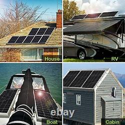 100 Watt 12 Volt Solar Panel, High Efficiency Monocrystalline PV Module for