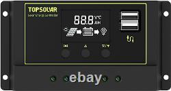 100 Watt 12 Volt Solar Panel Kit Solar Power Panel for Dump Trailer Boat Marine
