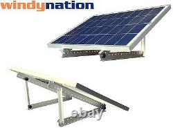 100 Watt Monocrystalline Solar Panel + Adjustable Mount Rack