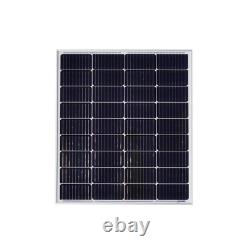 100-Watt Monocrystalline Solar Panel for Rv'S, Boats and 12-V Systems