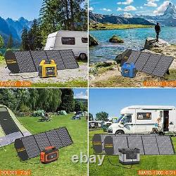 100 Watt Solar Panel RV Power Station Charging Set For Camping Travel Fishing