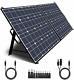 100 Watts 12 Volts Portable Solar Panel Kit Charger Foldable Flexible Solar With