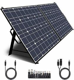 100 Watts 12 Volts Portable Solar Panel Kit Charger Foldable Flexible Solar with
