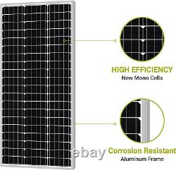 100 Watts Monocrystalline 100W 12V Solar Panel High Efficiency Mono Module RV Ma