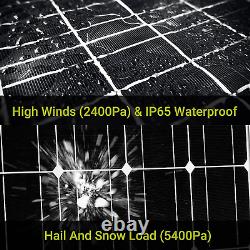 100 Watts Monocrystalline 100W 12V Solar Panel High Efficiency Mono Module RV Ma