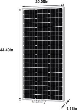 100 Watts Monocrystalline 100w 12v Solar Panel High Efficiency Mono Module Rv