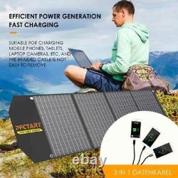100 Watts Solar Panel Foldable Portable For Portable Power Station/RV/Camping US