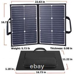 100 Watts Solar Panel Kit Battery Charger with Controller Caravan Boat 100A 12V