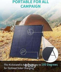 100 watt Foldable Portable Monocrystalline Solar Panel