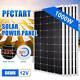 1000 Watts Premium Solar Panel Kit 12 Volt System For Home Rv Garden Off-grid