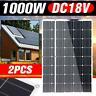 1000w 500w Watt Portable Monocrystalline Solar Panel 18v Rv Car Battery Charger
