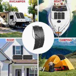 1000W Watt 18V Flexible Mono Solar Panel Home RV Rooftop Camping Off-Grid Power