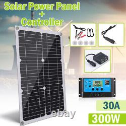 1000W Watt Monocrystalline Solar Panel Kit 12V Battery Charger Home RV Off Grid