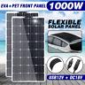 1000w Watt Portable Monocrystalline Solar Panel 18v Rv Boat Car Battery Charger