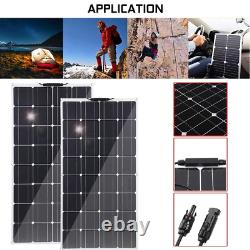 1000W Watt Portable Monocrystalline Solar Panel 18V RV Boat Car Battery Charger