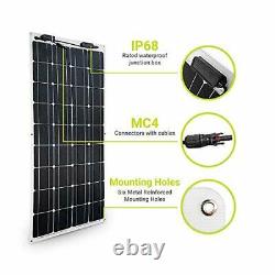 100W 100 Watts Semi-Flex Solar Panel 12 Volt Flexible Extremely Ultra Flex100