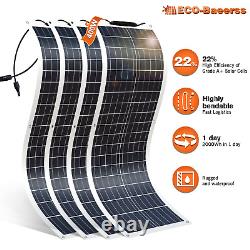 100W 200W 300W 400Watt Solar Panel Mono 12V Charge Battery Home Boat RV Off Grid