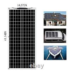 100W 200W 300W 400Watt Solar Panel Mono 12V Charge Battery Home Boat RV Off Grid