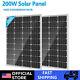100w 200w 400watt Mocrystalline12v Solar Panel Battery Charger Home Off Grid Rv