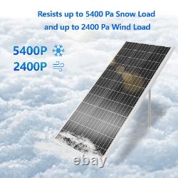 100W 200W Watt Monocrystalline Solar Panel PV 12V Mono Generator Camping Home RV
