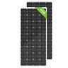 100w 200w Watt Solar Panel 12 Volt Monocrystalline For Boat Rv Marine Off Grid