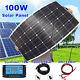 100w Flexible Solar Panel Kit 100watt Solar Charger For Home Outdoor Rv Car Boat