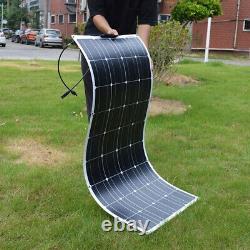 100W Flexible Solar Panel kit 100Watt Solar Charger for Home Outdoor RV Car Boat
