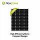 100w Solar Panel 100 Watt Module Monocrystalline 12v Newpowa Camping Rv Marine
