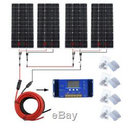 100W Watt 200W 300W 400W 500W 600W Solar Panel Kit for Off Grid Battery Charger