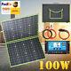 100w Watt 20v Foldable Solar Panel Portable Charger For 12v Battery Outdoor