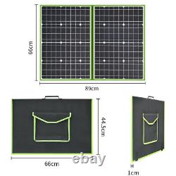 100W Watt 20V Foldable Solar Panel Portable Charger for 12V Battery Outdoor