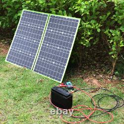 100W Watt 20V Foldable Solar Panel Portable Charger for 12V Battery Outdoor