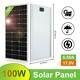 100w Watt Monocrystalline Solar Panel 18v 12v Off Grid Rv Marine Battery Charger