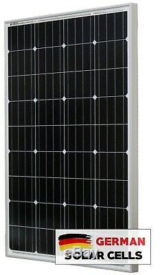 100W Watt Solar Panel Mono 12V Volt for Off Grid RV Boat Battery Charge Germany