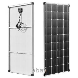 100Watt 12Volt Solar Panel Moncrystalline for RV Trailer Camper Marine Off Grid