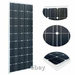 100Watt Mono Solar Panel Kit 12V Battery Charge For RV Boat Caravan Off Grid
