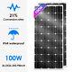 100watt Solar Panel 18v Battery Charger Monocrysatalline Solar Panel For Rv Boat