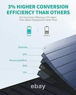 100Watt Solar Panel High-Efficiency for Battery Charging Boat RV Camping Outdoor