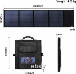 100w Watt Foldable Portable Solar Panel Kit Camping Battery Charge Power station