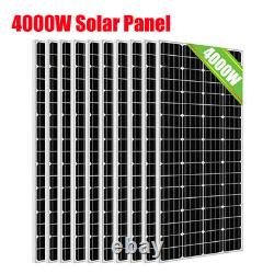 10X 400W 18V Mono Solar Panel 4000 Watts Compact Design Solar Panel Rigid RV