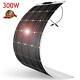 10x 300w Watt Flexible Solar Panel 18v Battery Charger Kit For Rv/boat/car/home