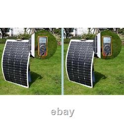 10x 300W Watt Flexible Solar Panel 18V Battery Charger Kit For RV/Boat/Car/Home