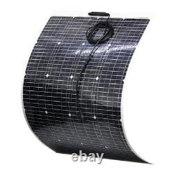 10x 300W Watt Flexible Solar Panel 18V Battery Charger Kit For RV/Boat/Car/Home