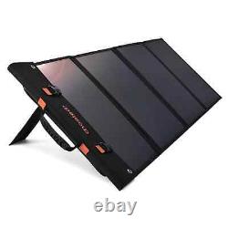 120 Watt Portable Solar Panel for Power Station, Foldable Solar Charger 4 Ports