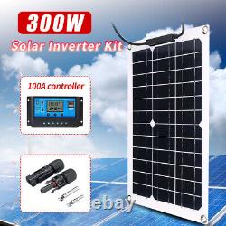 1200 Watts Solar Panel Kit 100A 12V Battery Charger with Controller Caravan Boat